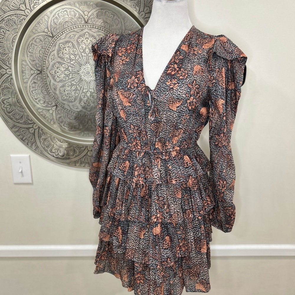 Ulla Johnson Multicolor Ruffle Dress - Picture 3 of 14